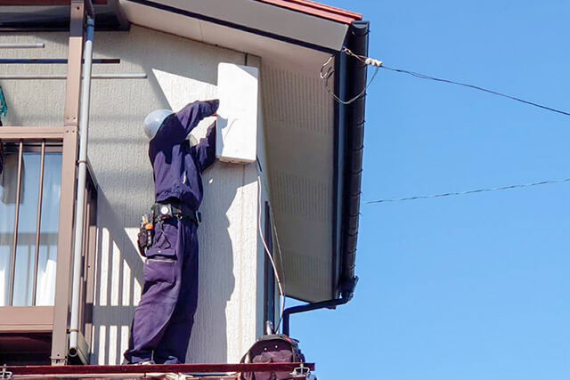 アンテナ設置工事